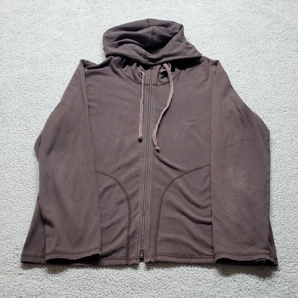 Eileen Fisher Women's Brown Hoodie Size L